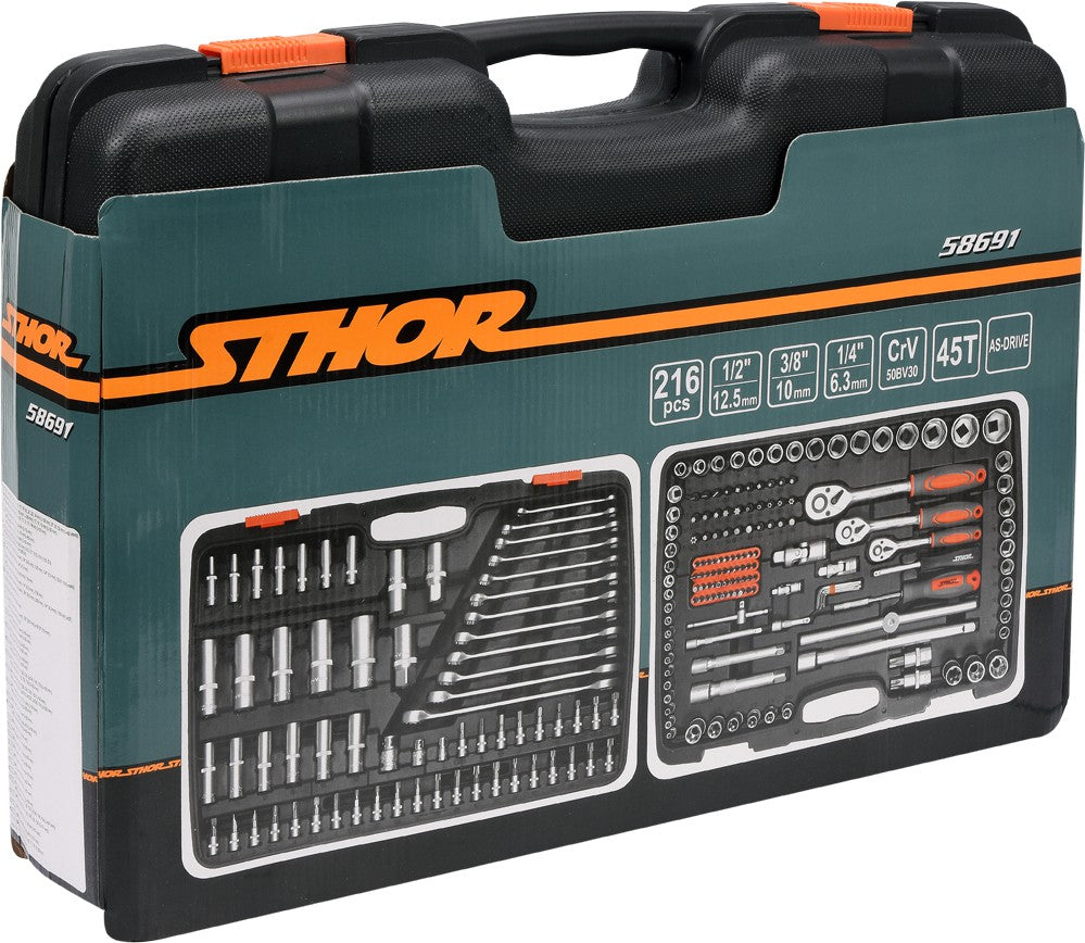 TOOL SET 1/2" 216PCS (58691)