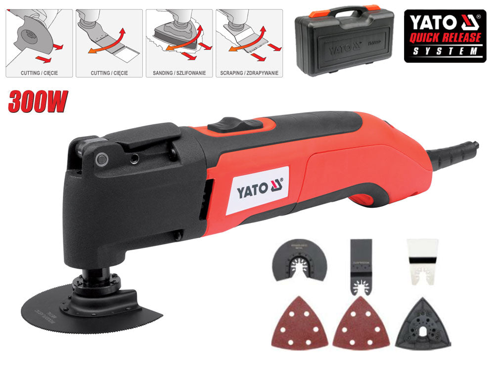 OSCILLATING MULTITOOL W.ACCESSORIES 300W (YT-82220)