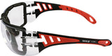 SAFETY CLEAR GLASSES W. ELASTIC STRAP (YT-73700)