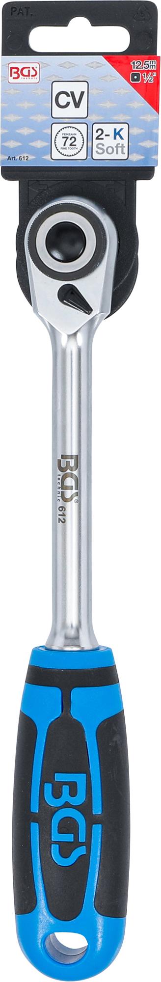 REVERSIBLE RATCHET | FINE TOOTH | 12.5 MM (1/2") (612)