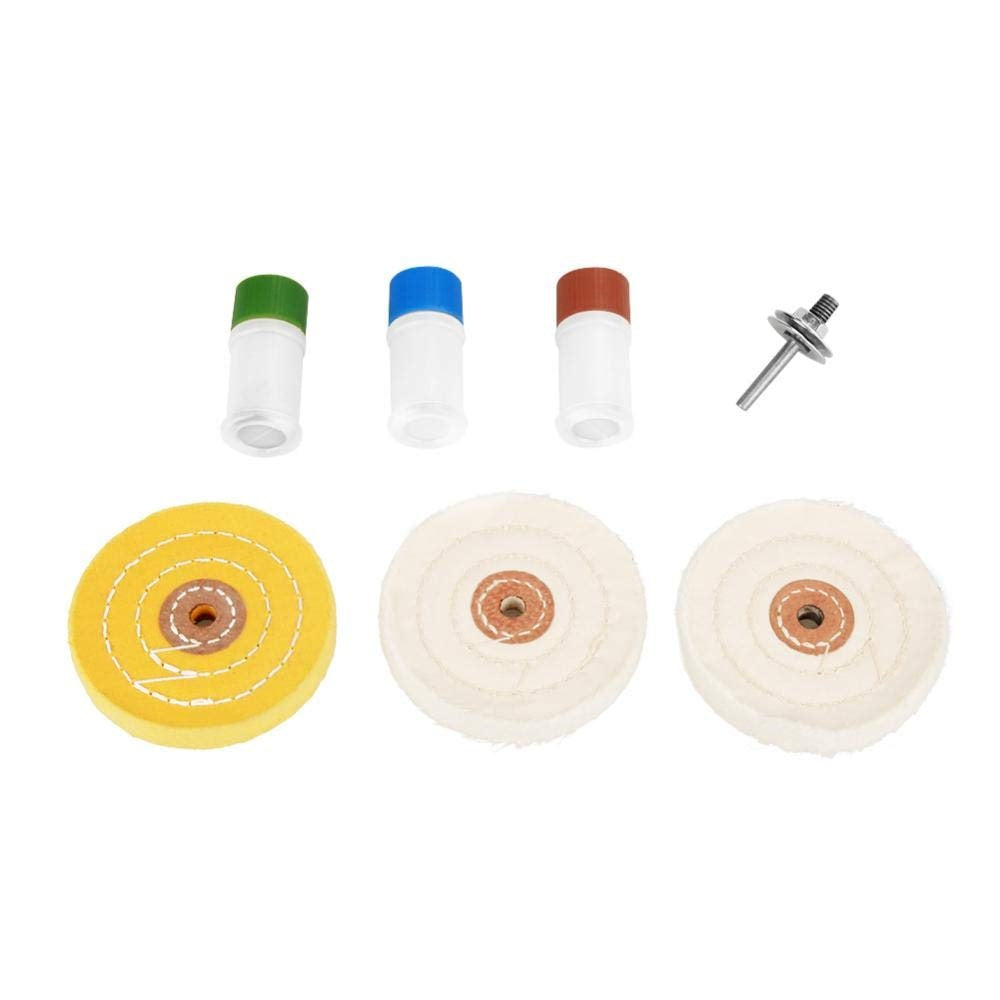 POLISHING AND CLEANING KIT | DISCS, PASTE AND CONNECTORS | 7 PCS. (CP07)
