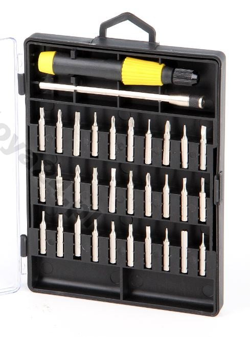 PRECISION SCREWDRIVER BIT SET 32PCS (64371)