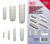 FEATHER KEY ASSORTMENT | 60 PCS. (8141)