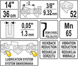 CHAIN 14" 3/8" (YT-84951)
