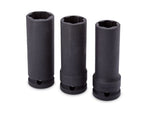 SOCKET SET FOR DAMAGED BOLTS | LONG | 17/19/21 MM | 3 PCS. (EH2400)