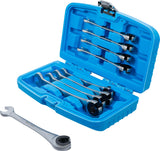RATCHET COMBINATION WRENCH SET | OPEN | 8 - 17 MM | 9 PCS. (30849)