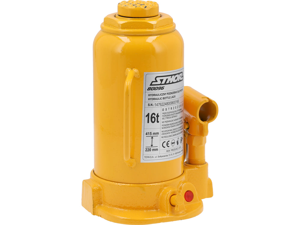 HYDRAULIC BOTTLE JACK 16T (80096)