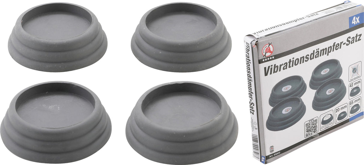 VIBRATION ABSORBER KIT | Ø 65 X 20 MM | 4 PCS. (85803)