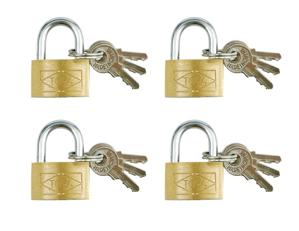 PADLOCK SET | 25 MM | 4 PCS. (77603)