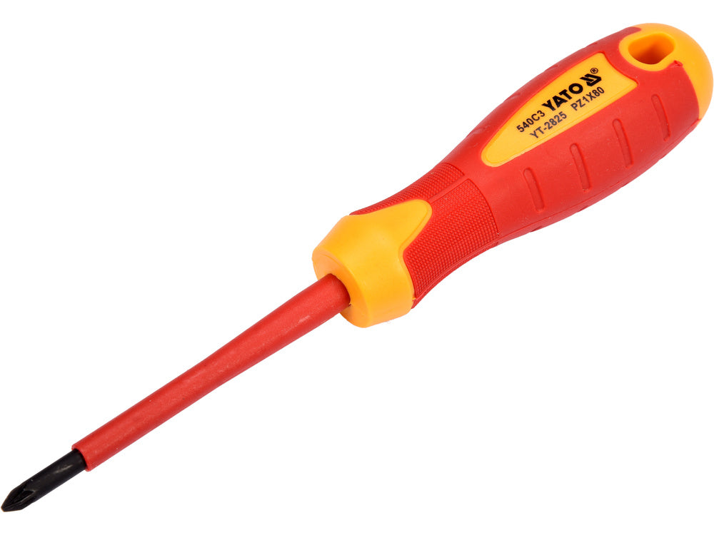 INSULATED SCREWDRIVER PZ1X80MM (YT-2825)