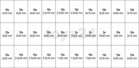 315 PCS ROLL PINS ASSORTMENT (YT-06785)