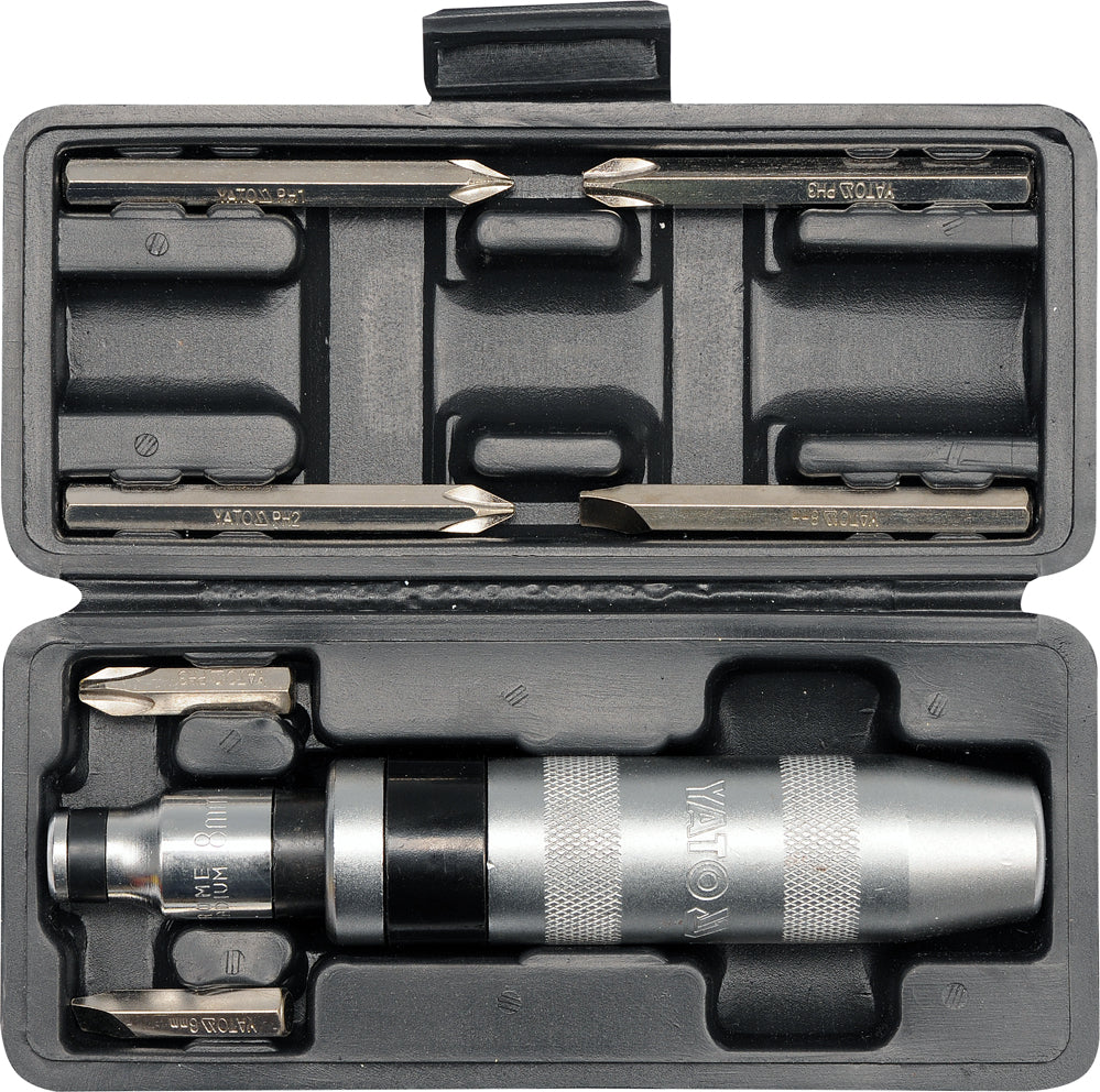 IMPACT SCREWDRIVER W. 6 BITS (YT-2802)