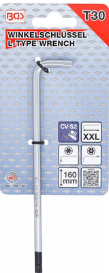 L-TYPE WRENCH | EXTRA LONG | T-STAR TAMPERPROOF (FOR TORX) T30 (794-T30)