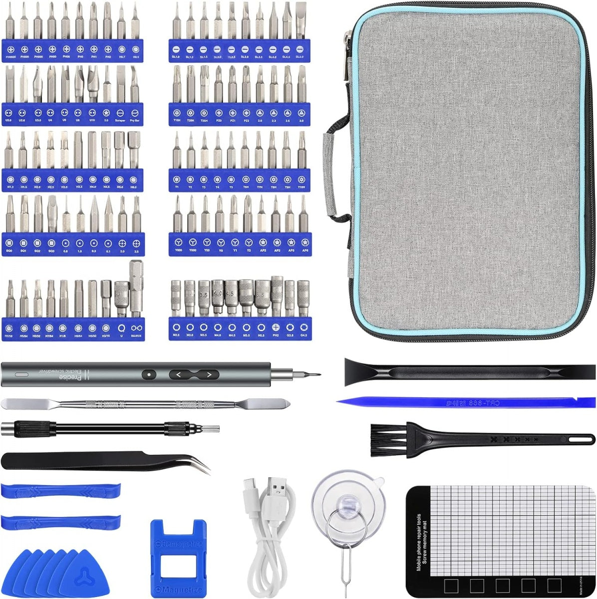 PRECISION SCREWDRIVER SET | ELECTRIC | 120 IN ONE (PS120K)