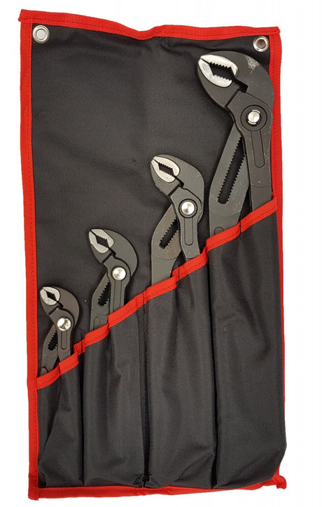 WATER PUMP PLIERS SET WITH LOCKING BUTTON | 175/240/300/400 MM | 4 PCS. (WP500)