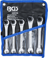 RATCHET COMBINATION WRENCH SET | OPEN | 5 PCS. (30836)