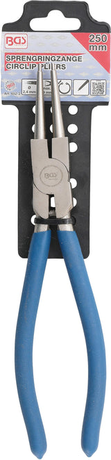 CIRCLIP PLIERS | STRAIGHT | FOR INSIDE CIRCLIPS | 250 MM (652-2)