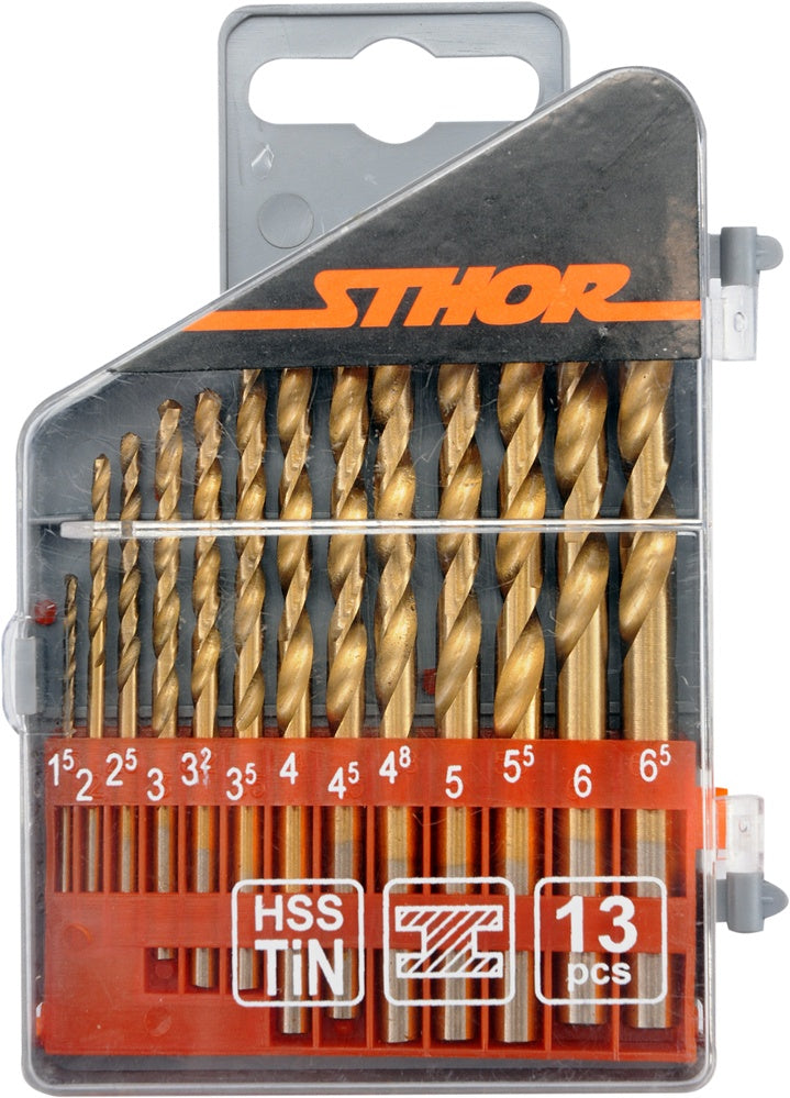 TWIST DRILL SET TYTAN 1.5-6.5MM / 13PCS (22300)