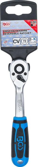 REVERSIBLE RATCHET | FINE TOOTH | 6.3 MM (1/4") (618)