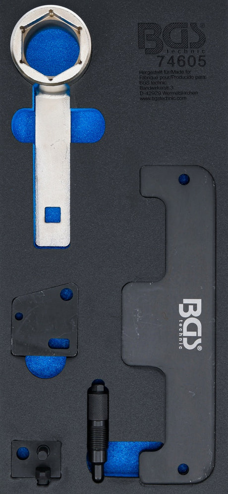 TOOL TRAY 1/3: ENGINE TIMING TOOL SET | FOR VAG / PORSCHE 6 AND 8 CYLINDER (74605)