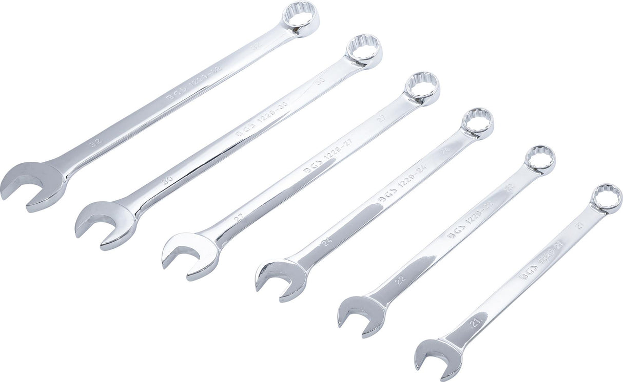 COMBINATION SPANNER SET | EXTRA LONG | 21 - 32 MM | 6 PCS. (1229)
