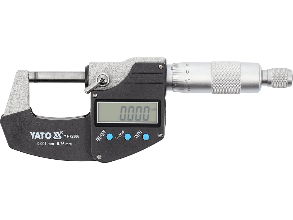 DIGITAL OUTSIDE MICROMETER 0-25MM / 0.001MM (YT-72306)