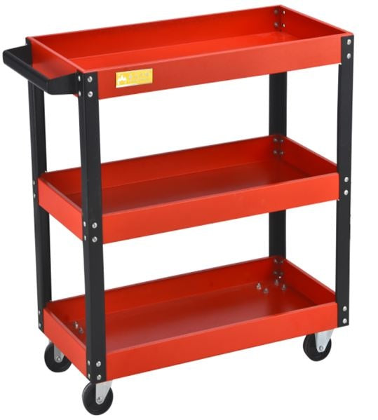 TOOL TROLLEY ON WHEELS | 3 SHELVES (SK55210)