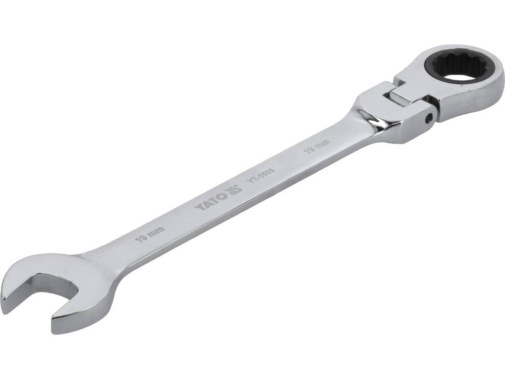 FLEX. RATCHET COMBINATION WRENCH 19MM (YT-1685)