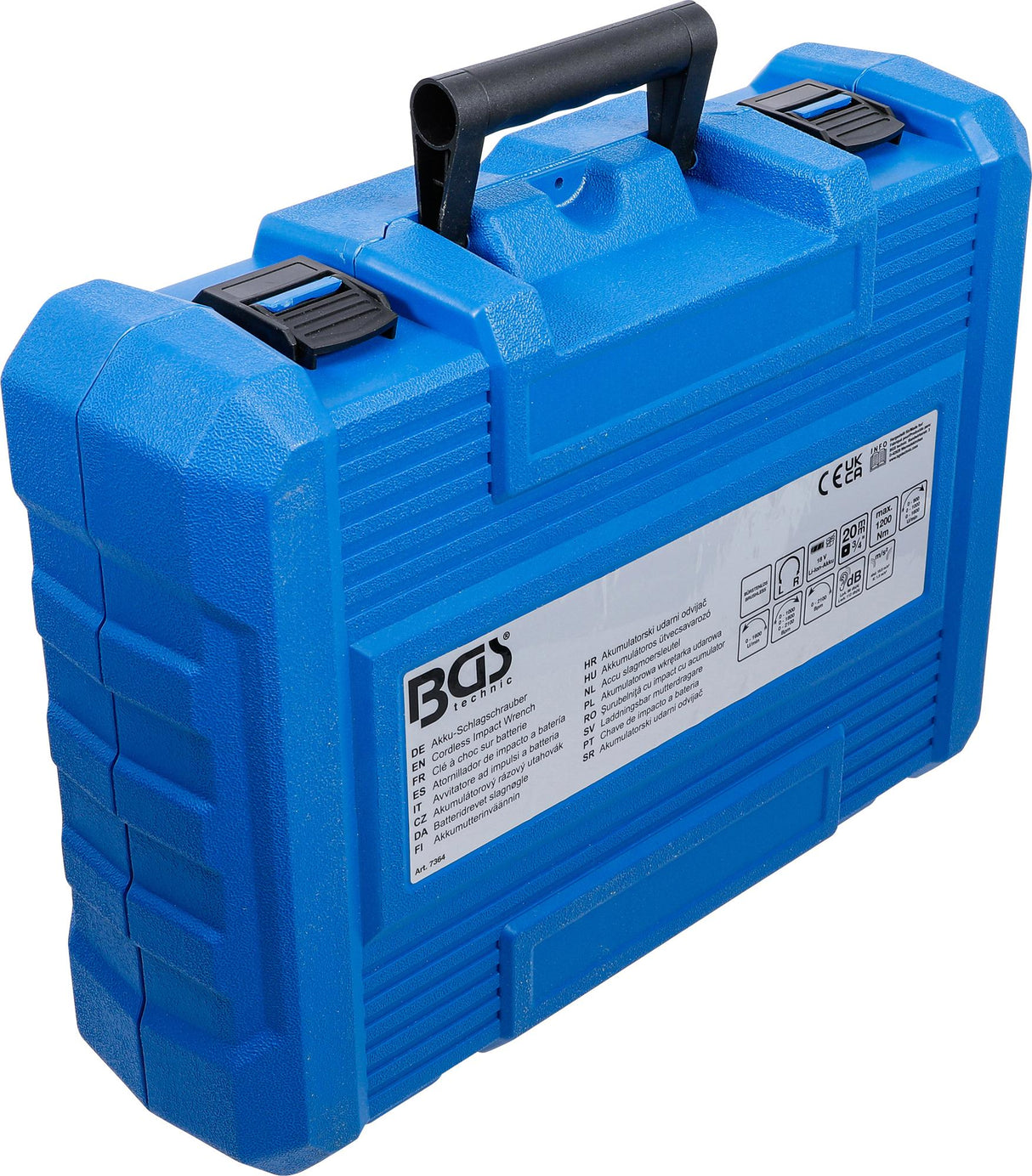 CORDLESS IMPACT WRENCH | BRUSHLESS | 20 MM (3/4") | 1200 NM | 18 V | WITHOUT RECHARGEABLE BATTERY (7364)