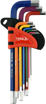9PCS  LONG HEX KEY SET 1.5-10MM (YT-05631)