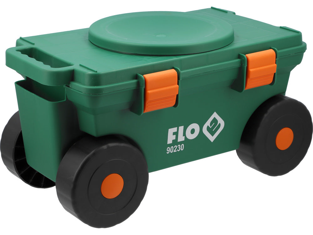 GARDEN CART WITH 360° SEAT AND STORAGE (90230)