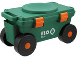 GARDEN CART WITH 360° SEAT AND STORAGE (90230)