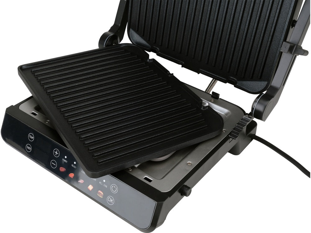 ELECTRIC GRILL, WAFFLE MAKER 2IN1 2000W, LED CONTROL PANEL (67440)