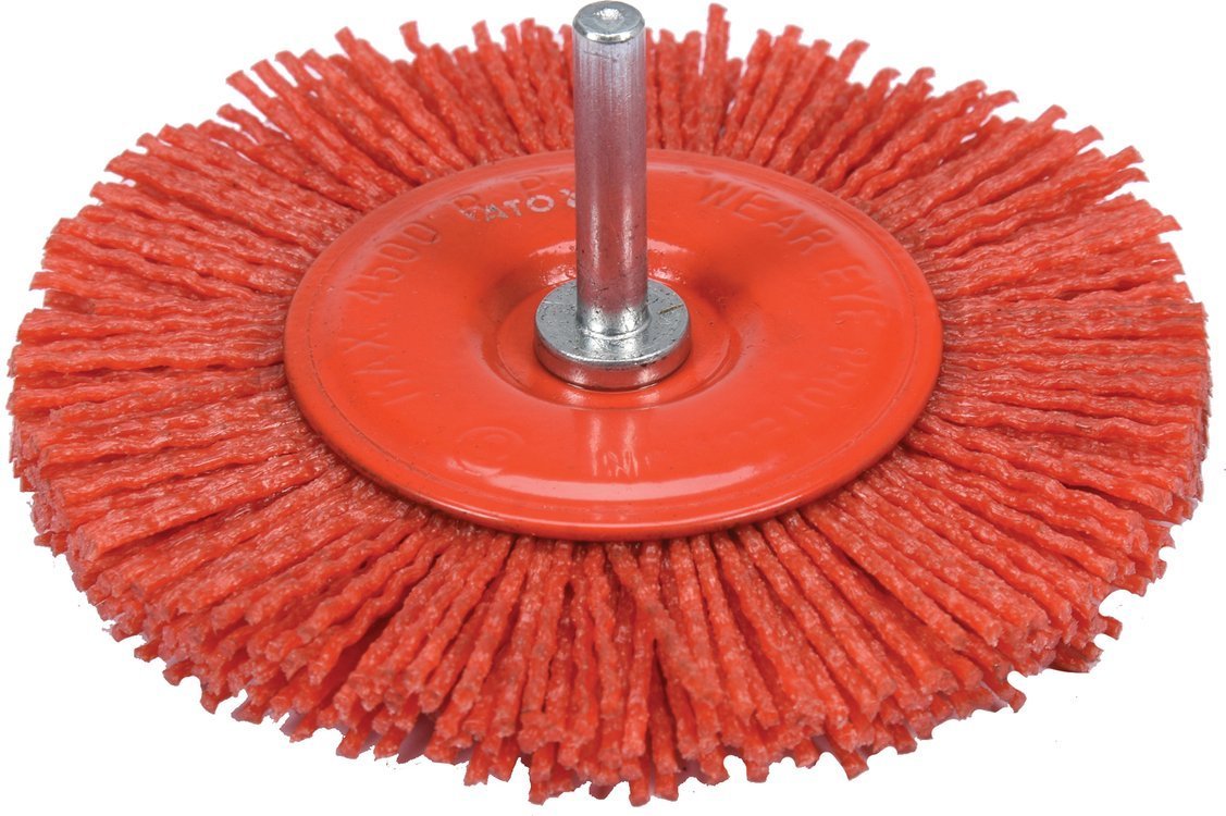 CIRCULAR BRUSH 100MM NYLON FOR DRILL (YT-47792)