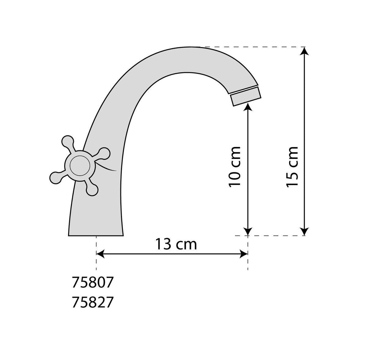 BASIN MIXER RETRO BRONZE 1 (75827)