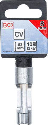 SPECIAL SOCKET, SLOTTED | 10 MM (3/8") DRIVE | 8 MM (70988-8)