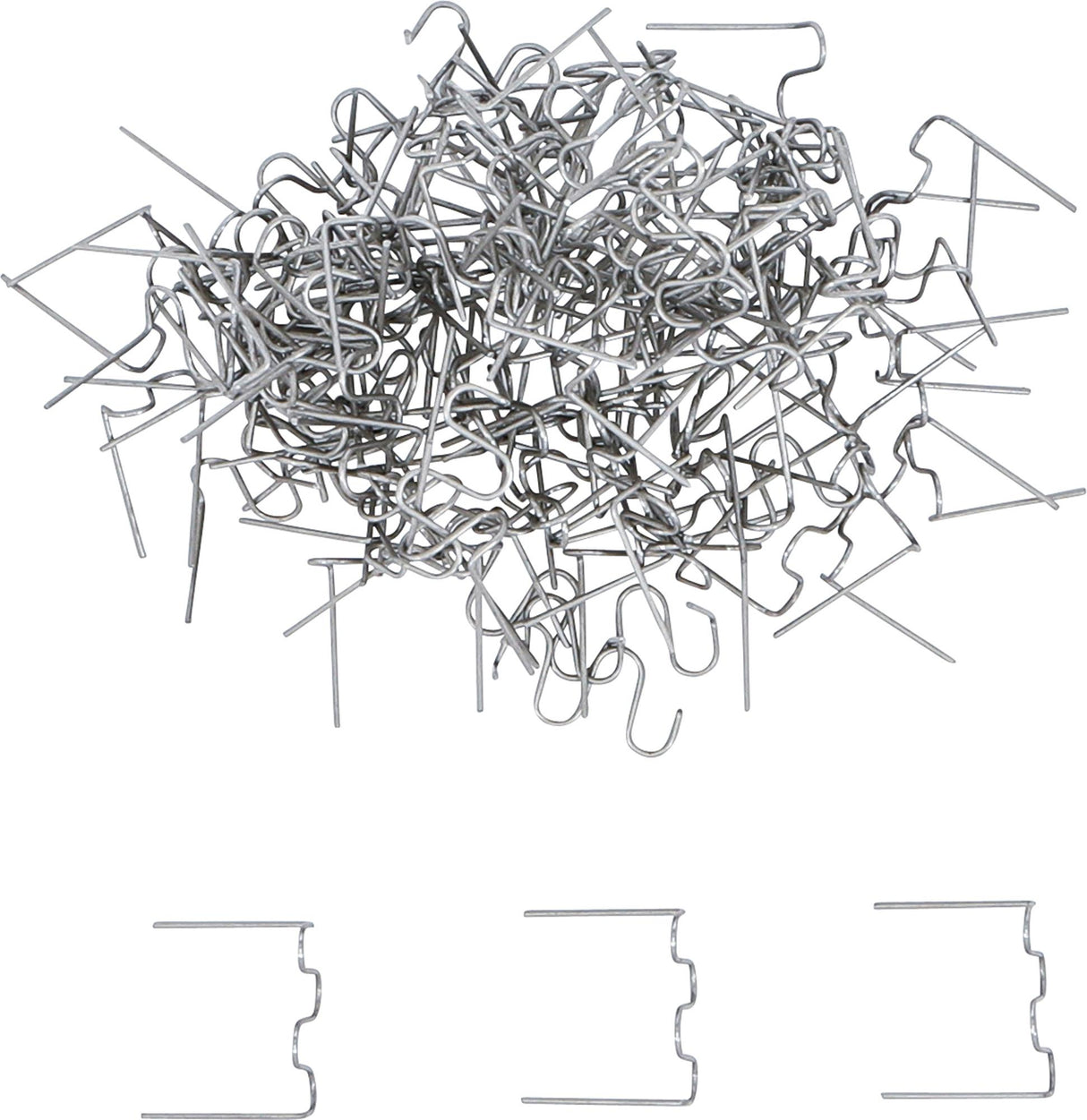 REPAIR STAPLES SET | WAVE SHAPE | 0.6 MM | 100 PCS. (73352B)