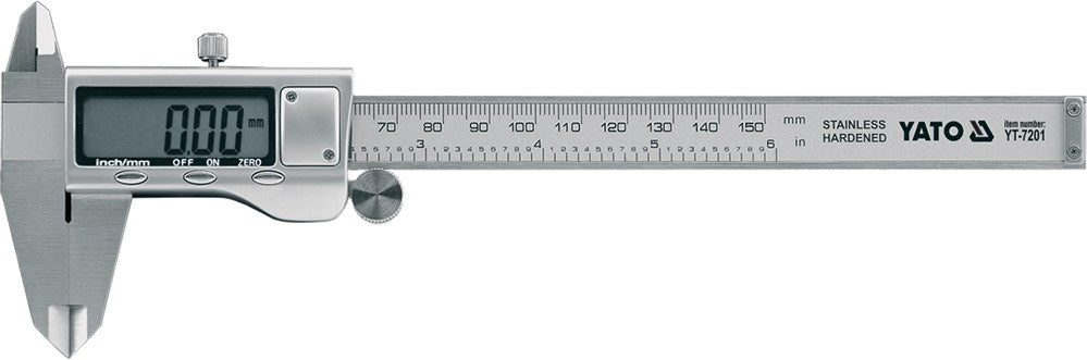 DIGITAL CALIPER 0-150MM, 0.02MM (YT-7201)