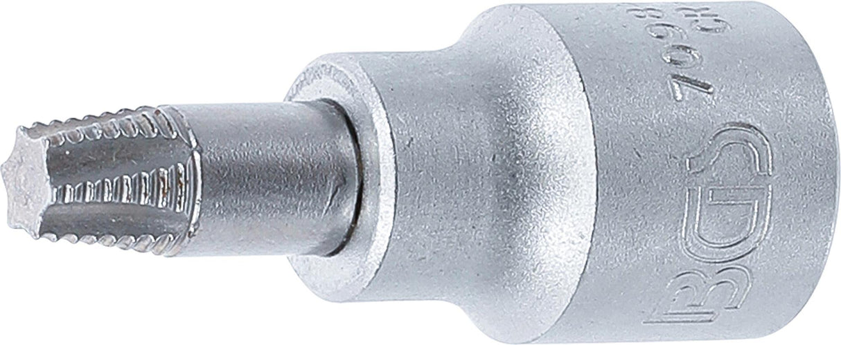 SCREW EXTRACTOR BIT SOCKET | 10 MM (3/8") DRIVE | FOR DAMAGED T-STAR (FOR TORX) T40 (7098-T40)