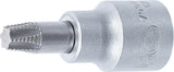 SCREW EXTRACTOR BIT SOCKET | 10 MM (3/8") DRIVE | FOR DAMAGED T-STAR (FOR TORX) T40 (7098-T40)