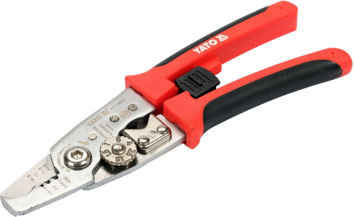 CABLE CUTTER WIRE STRIPPER 200MM (YT-19682)