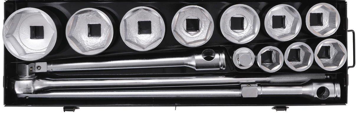 SOCKET SET | 25 MM (1") DRIVE | 36-80 MM | 15 PCS. (15111)