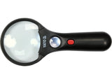 MAGNIFIER TWO LENSES 3X/45X 3AAA LED (YT-73845)
