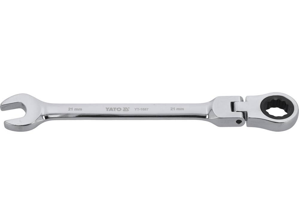 FLEX. RATCHET COMBINATION WRENCH 21MM (YT-1687)