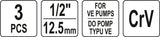 SOCKET SET FOR VE-PUMPS (YT-17525)
