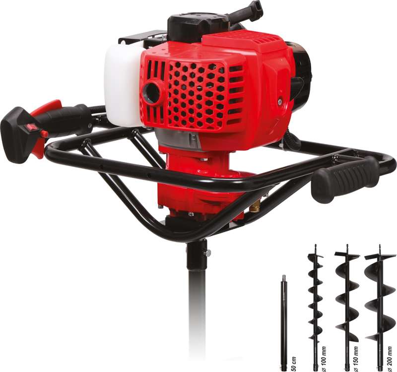 GASOLINE SOIL AUGER + 3 BITS + EXT. (YT-84660)