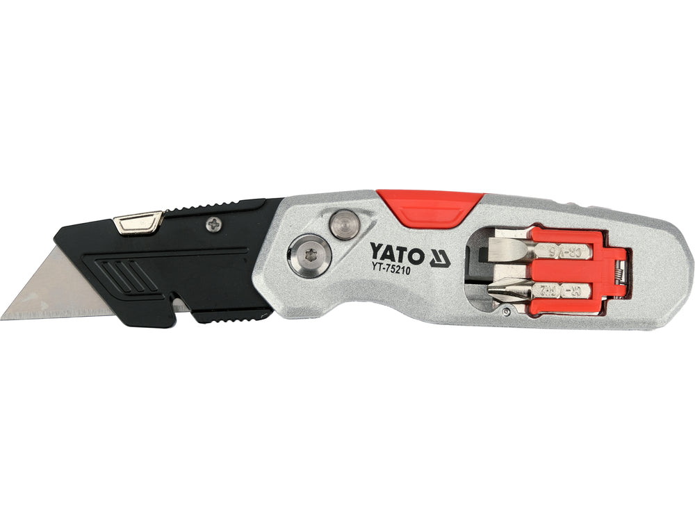 UTILITY KNIFE WITH TRAPEZOID BLADE (YT-75210)