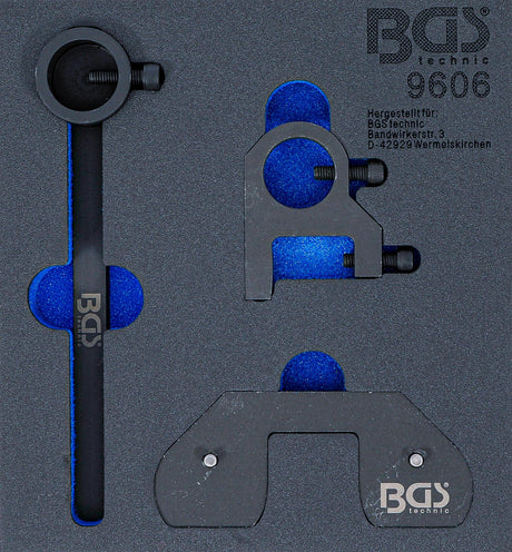 TOOL TRAY 1/6: BALANCE SHAFT ADJUSTING TOOL SET | FOR LAND ROVER, CITROEN, MITSUBISHI, PEUGEOT, FORD 2.2 DOHC DIESEL ENGINES (9606)