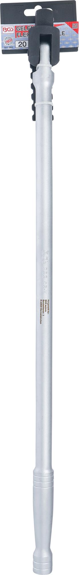 FLEXIBLE HANDLE | EXTERNAL SQUARE 20 MM (3/4") | 630 MM (283)
