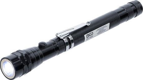 EXTENDABLE LED FLASHLIGHT WITH MAGNETIC PICK UP TOOL | "2-IN-1" (9303)